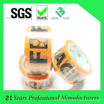 Fragile Printed BOPP Packing Tape for Wholesale